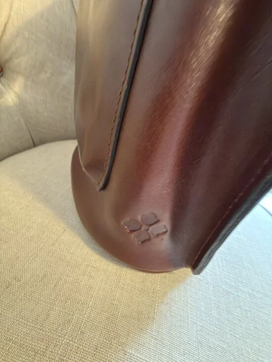 Patricia Nash Cavo Italian Leather Hobo Style Tote/Handbag - Picture 10 of 14